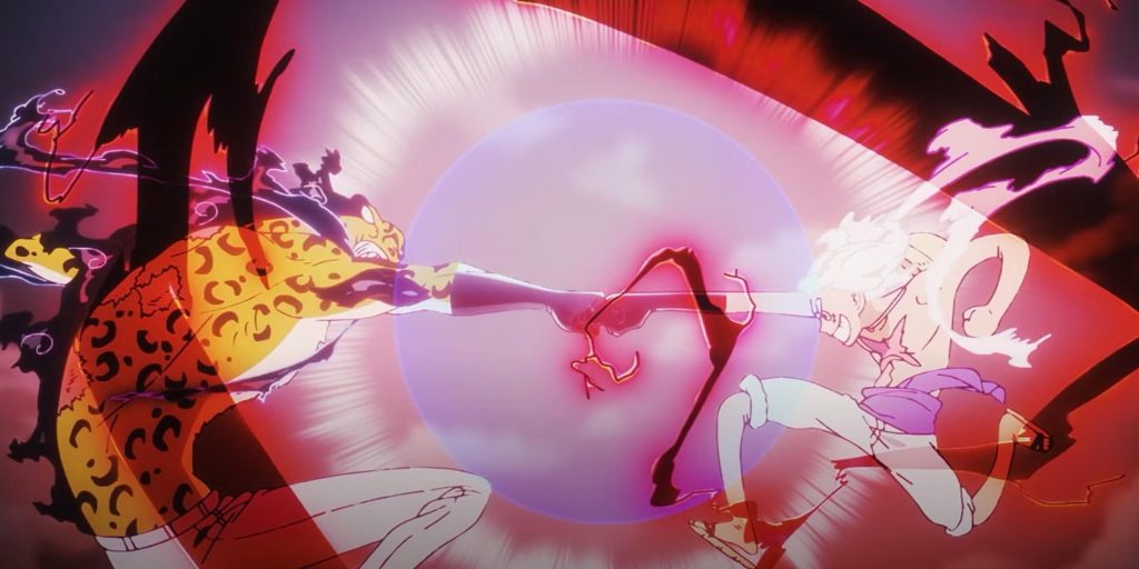 Luffy using Conqueror’s Haki