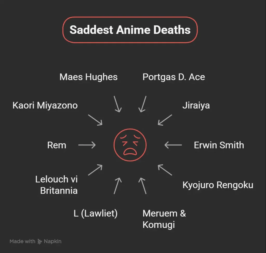 saddest anime deaths
